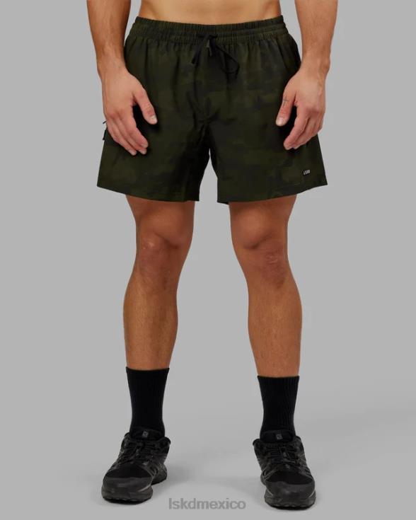 pantalón corto de rendimiento rep 5'' - camuflaje oliva oscuro hombres LSKD VP42D1121 vestir
