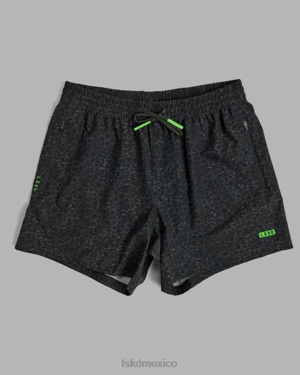 pantalón corto de rendimiento rep 5'' - estampado de manchas de jungla hombres LSKD VP42D1076 vestir