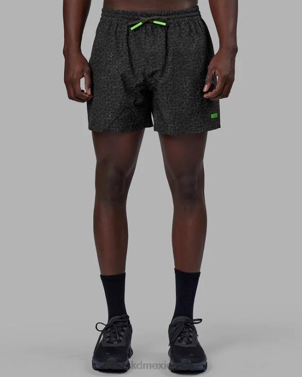 pantalón corto de rendimiento rep 5'' - estampado de manchas de jungla hombres LSKD VP42D1076 vestir