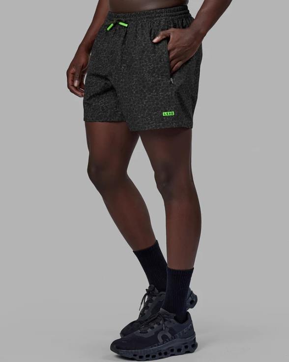 pantalón corto de rendimiento rep 5'' - estampado de manchas de jungla hombres LSKD VP42D1076 vestir