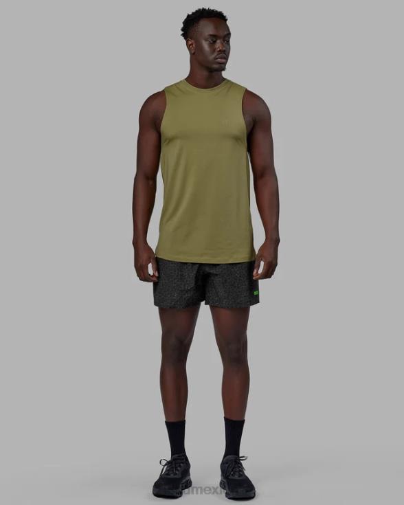 pantalón corto de rendimiento rep 5'' - estampado de manchas de jungla hombres LSKD VP42D1076 vestir