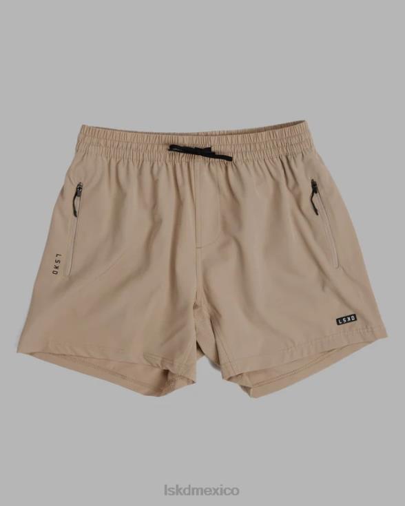 pantalón corto de rendimiento rep 5'' - taupe hombres LSKD VP42D1086 vestir