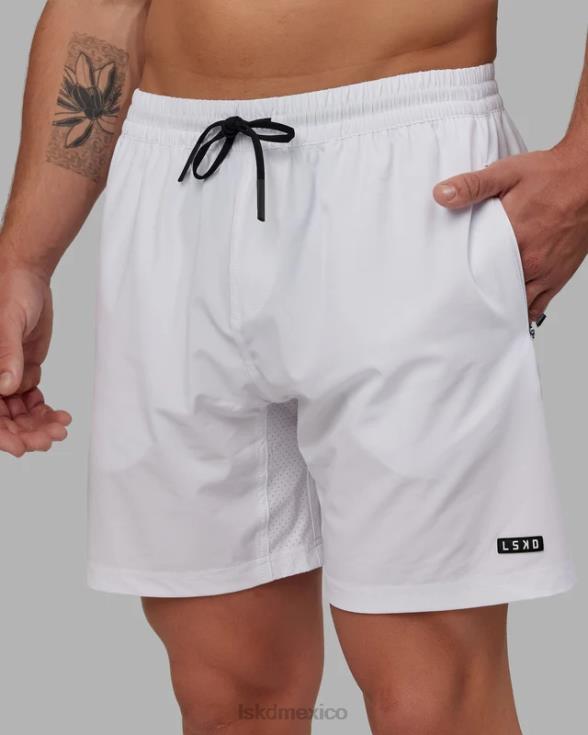 pantalón corto de rendimiento rep 7'' - blanco hombres LSKD VP42D1093 vestir