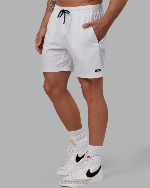 pantalón corto de rendimiento rep 7'' - blanco hombres LSKD VP42D1093 vestir