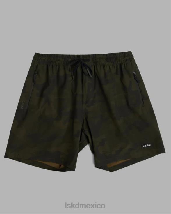 pantalón corto de rendimiento rep 7'' - camuflaje oliva oscuro hombres LSKD VP42D1073 vestir