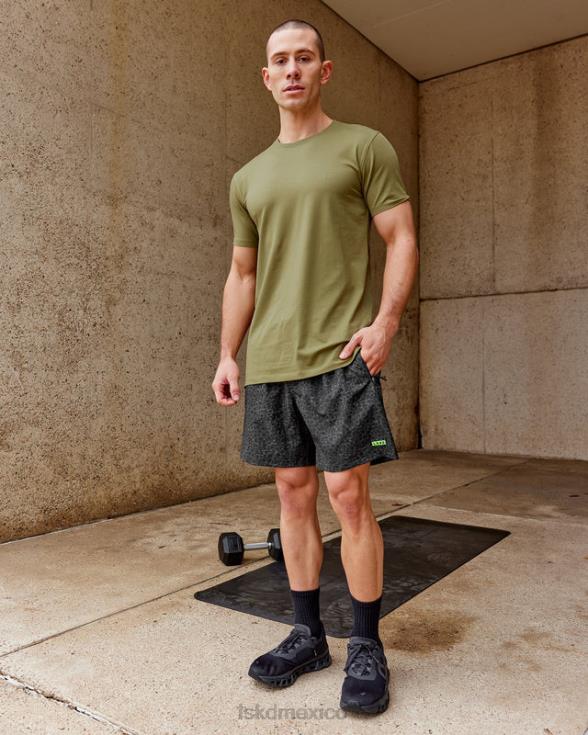 pantalón corto de rendimiento rep 7'' - estampado de manchas de jungla hombres LSKD VP42D1075 vestir
