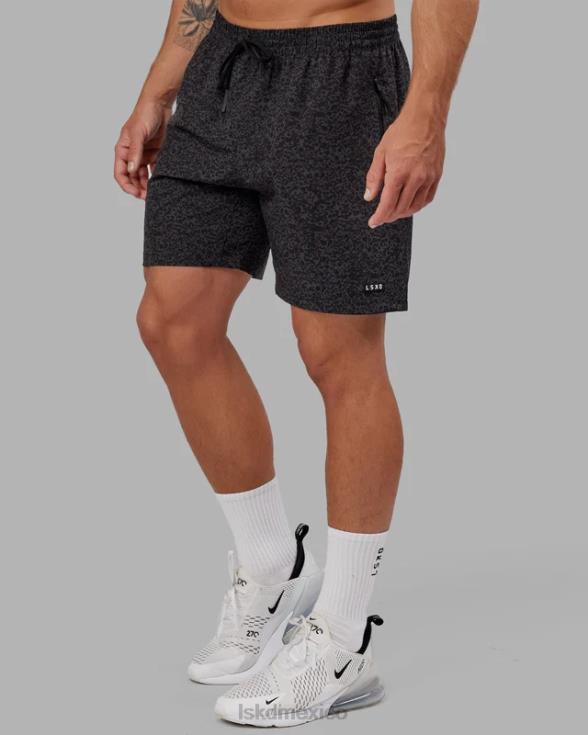 pantalón corto de rendimiento rep 7'' - grabado negro hombres LSKD VP42D1102 vestir