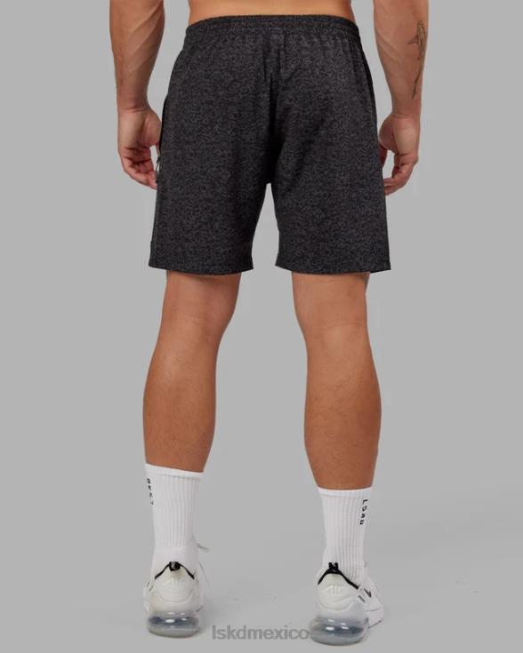 pantalón corto de rendimiento rep 7'' - grabado negro hombres LSKD VP42D1102 vestir