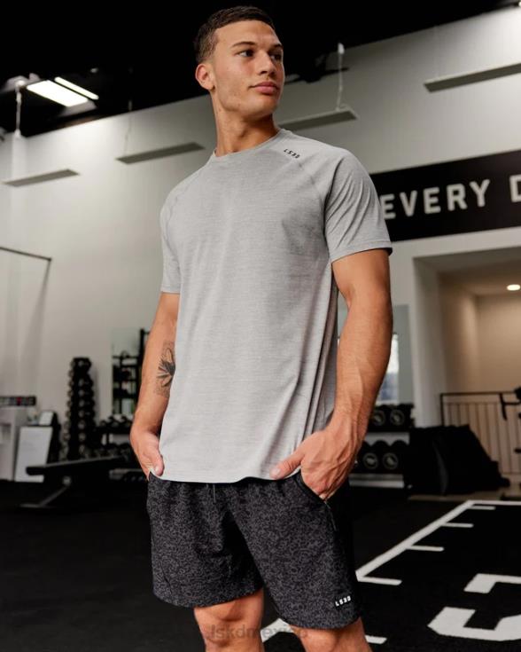 pantalón corto de rendimiento rep 7'' - grabado negro hombres LSKD VP42D1102 vestir