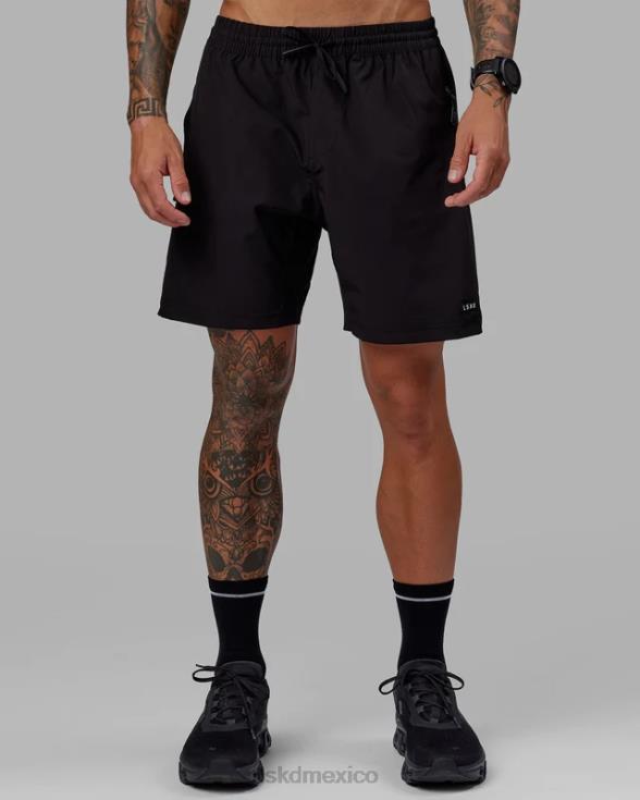 pantalón corto de rendimiento rep 7'' - negro-blanco hombres LSKD VP42D1060 vestir