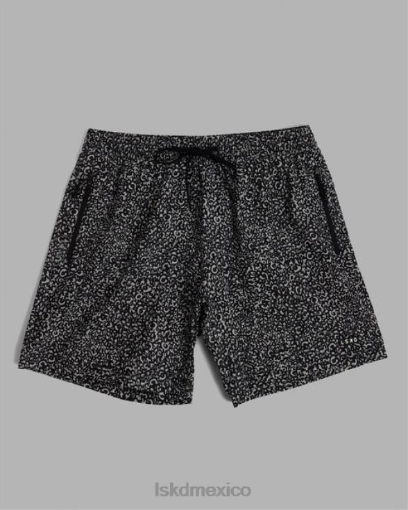 pantalón corto de rendimiento rep 7'' - negro irregular hombres LSKD VP42D1090 vestir