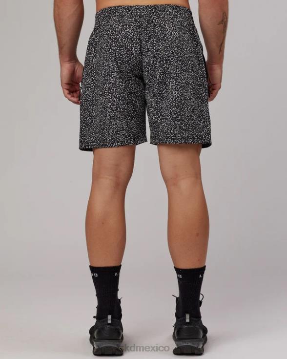 pantalón corto de rendimiento rep 7'' - negro irregular hombres LSKD VP42D1090 vestir