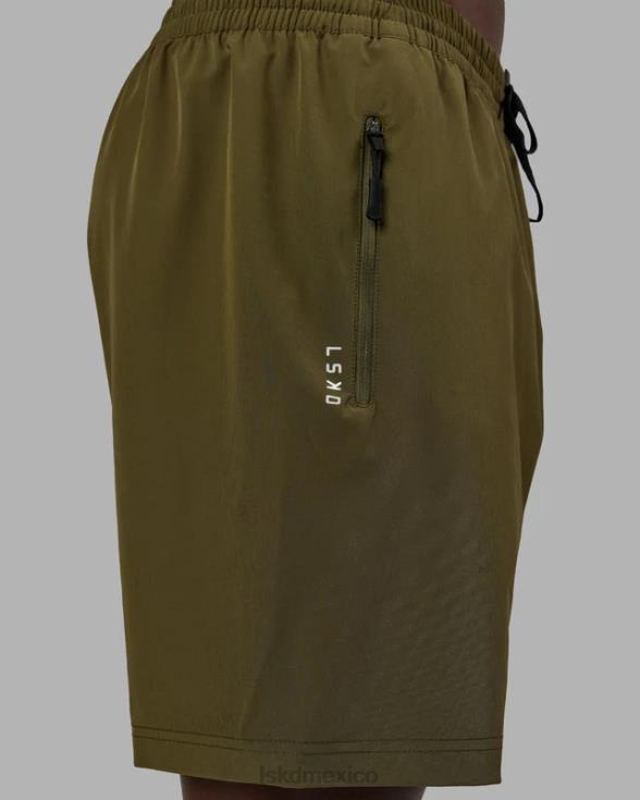 pantalón corto de rendimiento rep 7'' - oliva hombres LSKD VP42D1083 vestir