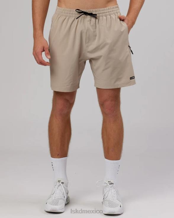 pantalón corto de rendimiento rep 7'' - taupe hombres LSKD VP42D1125 vestir