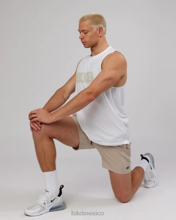 pantalón corto de rendimiento rep 7'' - taupe hombres LSKD VP42D1125 vestir