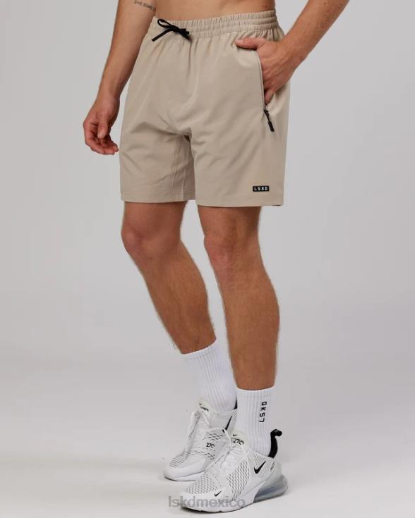 pantalón corto de rendimiento rep 7'' - taupe hombres LSKD VP42D1125 vestir