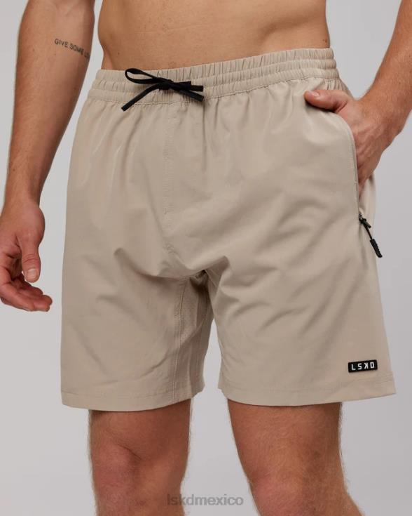 pantalón corto de rendimiento rep 7'' - taupe hombres LSKD VP42D1125 vestir