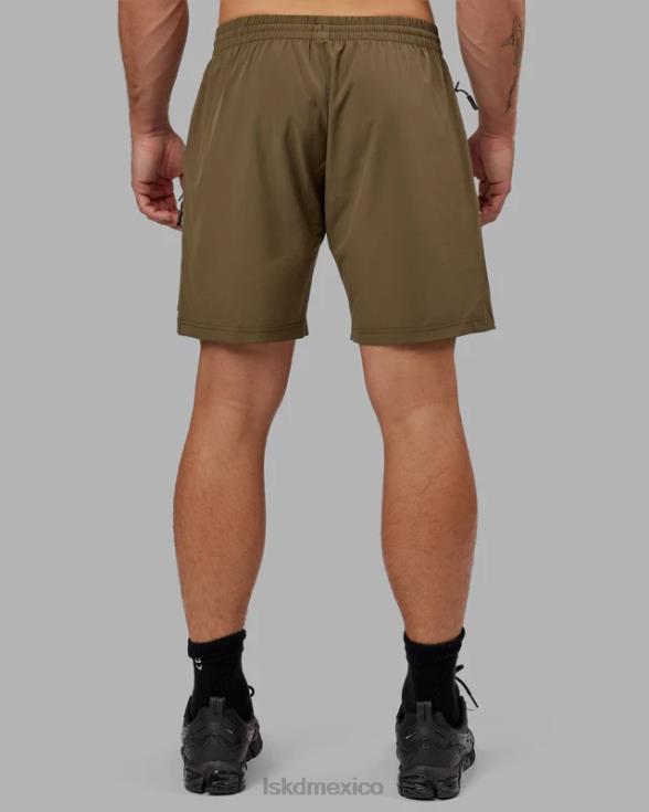 pantalón corto de rendimiento rep 7'' - verde militar hombres LSKD VP42D1109 vestir