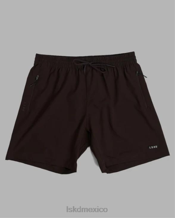 pantalón corto rep 7'' performance - nogal oscuro hombres LSKD VP42D1101 vestir
