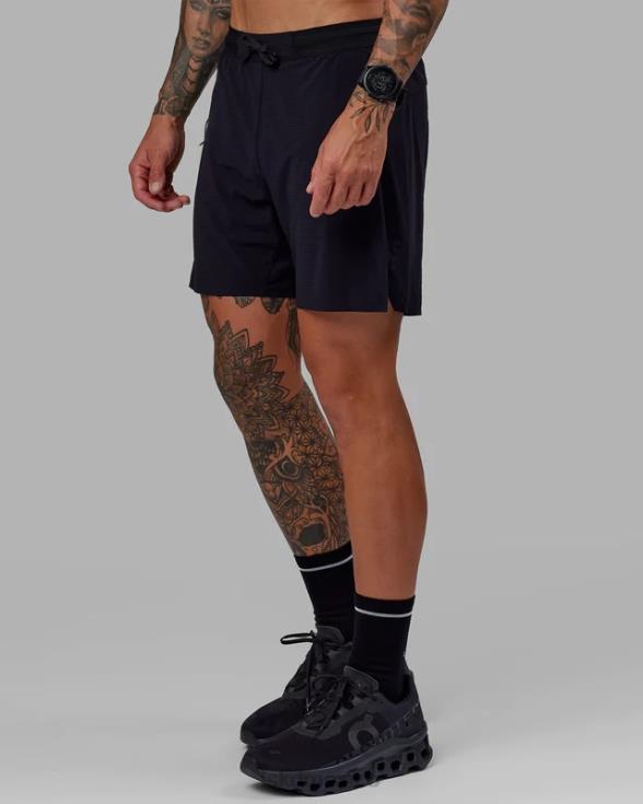 ultraair pantalón corto de alto rendimiento con forro de 6'' - negro hombres LSKD VP42D1066 vestir