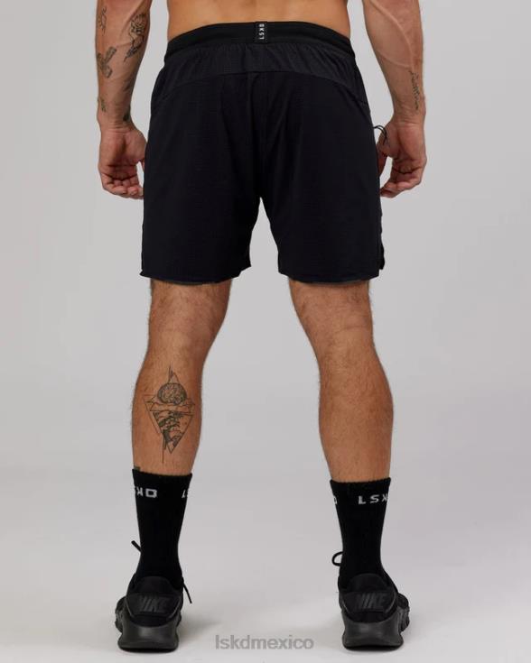 ultraair pantalón corto de alto rendimiento con forro de 6'' - negro hombres LSKD VP42D1066 vestir