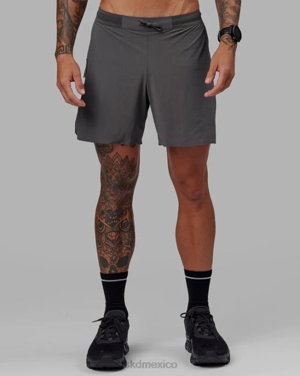 ultraair pantalón corto de rendimiento forrado de 6'' - asfalto hombres LSKD VP42D1100 vestir
