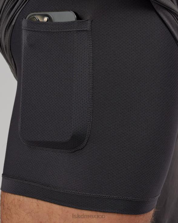 ultraair pantalón corto de rendimiento forrado de 6'' - asfalto hombres LSKD VP42D1100 vestir
