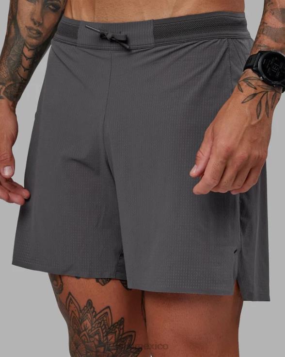 ultraair pantalón corto de rendimiento forrado de 6'' - asfalto hombres LSKD VP42D1100 vestir