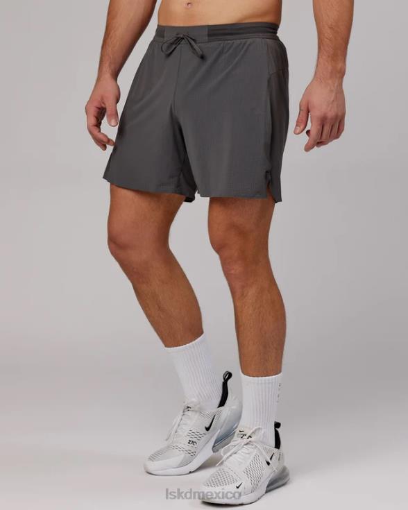 ultraair pantalón corto de rendimiento forrado de 6'' - asfalto hombres LSKD VP42D1100 vestir