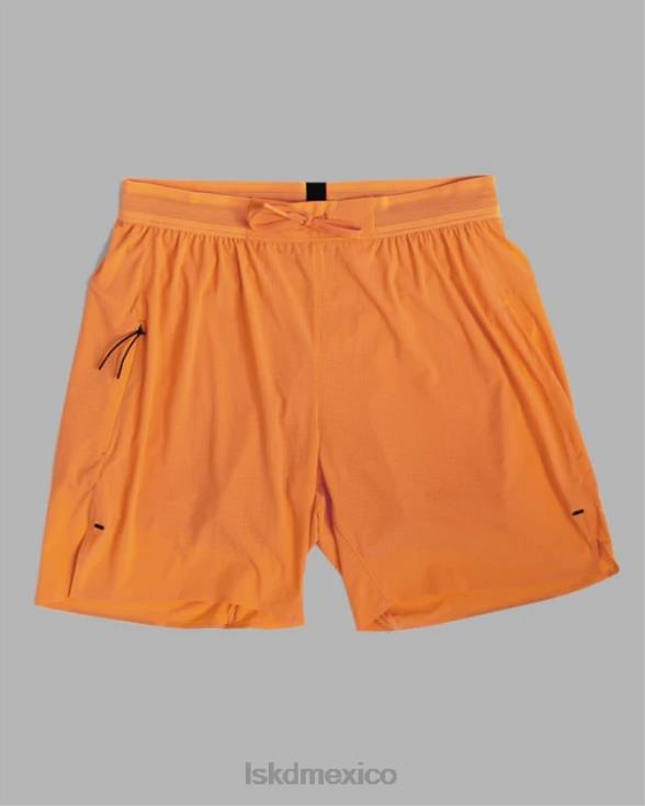 ultraair pantalón corto de rendimiento forrado de 6'' - nectarina hombres LSKD VP42D1115 vestir