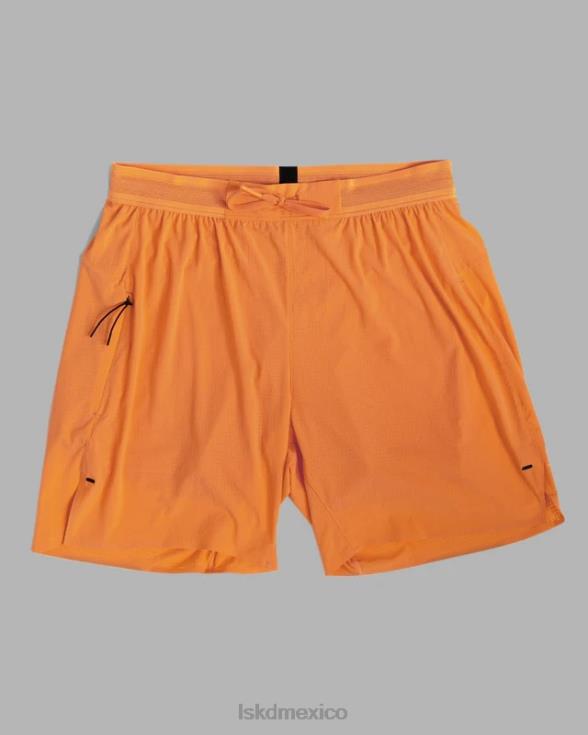 ultraair pantalón corto de rendimiento forrado de 6'' - nectarina hombres LSKD VP42D1115 vestir