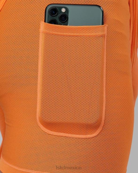 ultraair pantalón corto de rendimiento forrado de 6'' - nectarina hombres LSKD VP42D1115 vestir