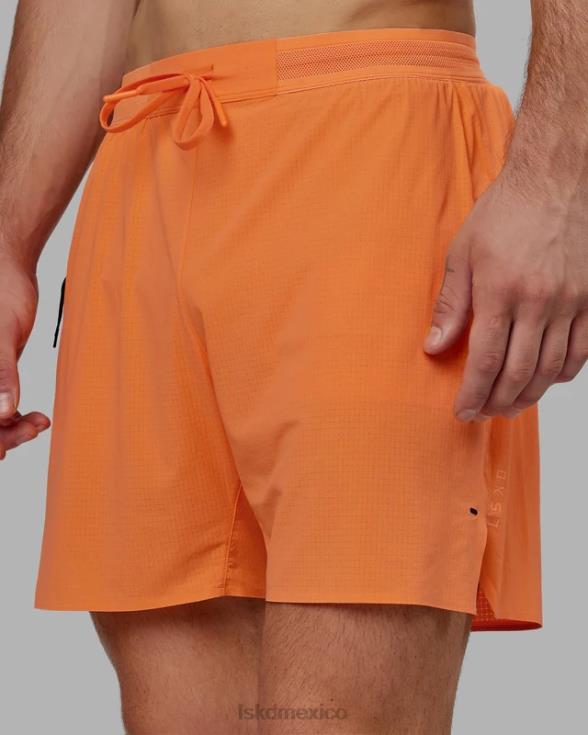 ultraair pantalón corto de rendimiento forrado de 6'' - nectarina hombres LSKD VP42D1115 vestir