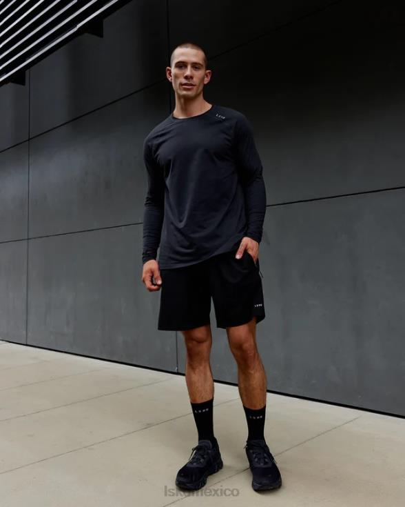 Camiseta Perform vaporflx ls - marga negra hombres LSKD VP42D932 vestir