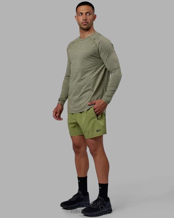 Camiseta Perform vaporflx ls - marga oliva hombres LSKD VP42D983 vestir