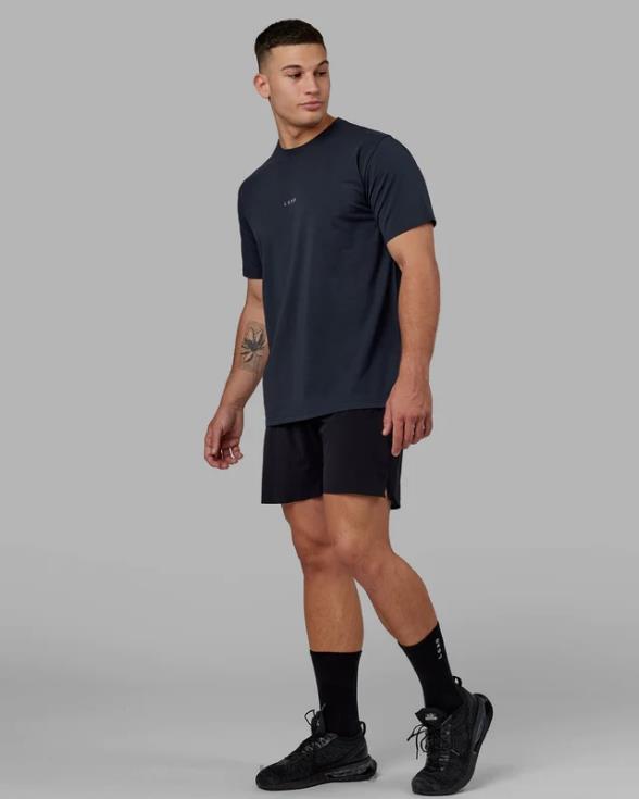 Camiseta base flxcotton - azul marino hombres LSKD VP42D943 vestir