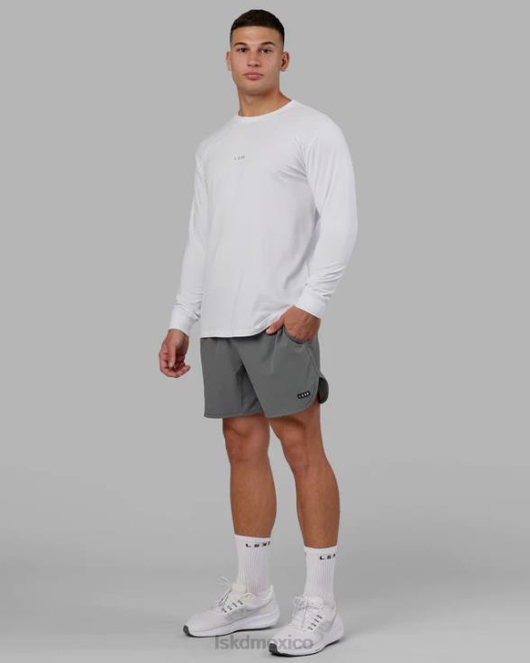 Camiseta base flxcotton ls - blanco hombres LSKD VP42D937 vestir