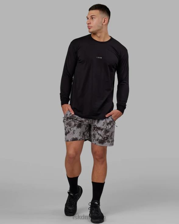 Camiseta base flxcotton ls - negro hombres LSKD VP42D951 vestir