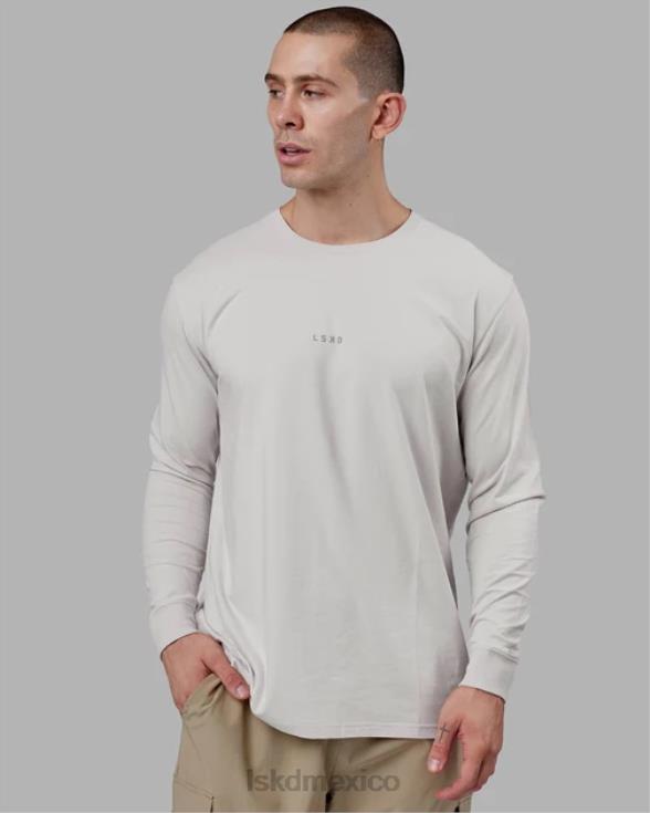 Camiseta base flxcotton ls - roca lunar hombres LSKD VP42D938 vestir