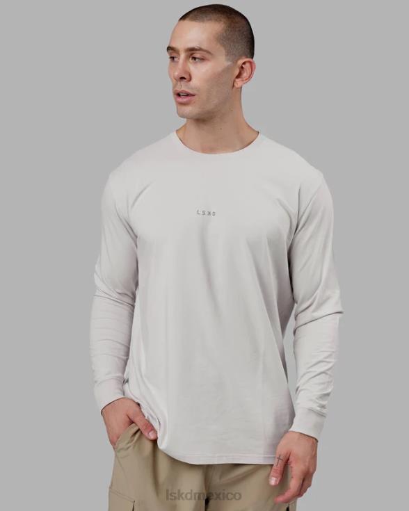 Camiseta base flxcotton ls - roca lunar hombres LSKD VP42D938 vestir