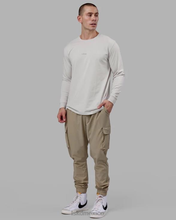 Camiseta base flxcotton ls - roca lunar hombres LSKD VP42D938 vestir