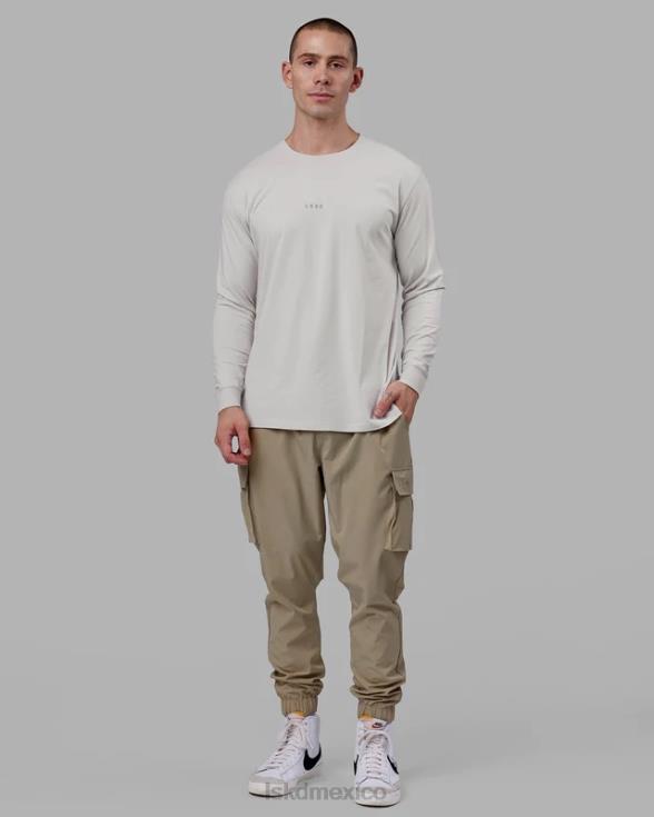 Camiseta base flxcotton ls - roca lunar hombres LSKD VP42D938 vestir