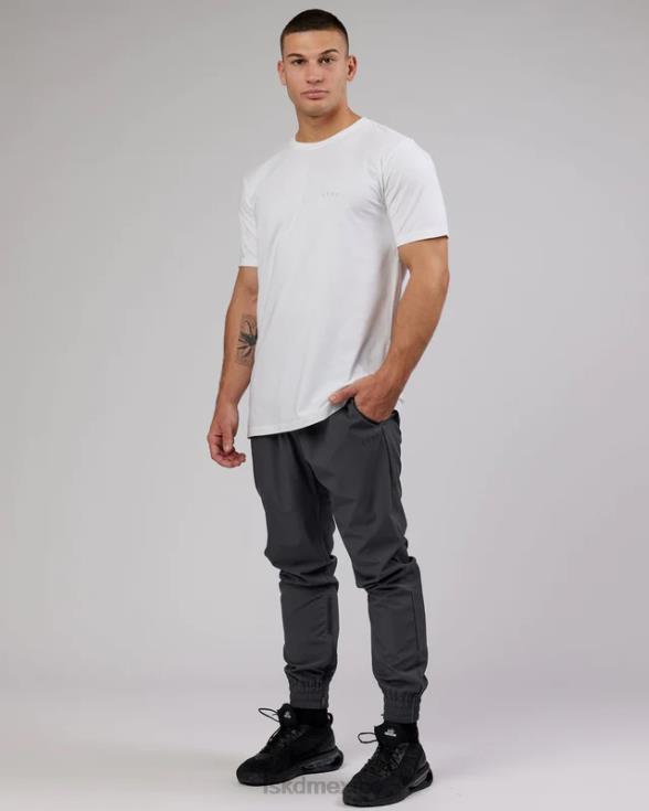 Camiseta pimaflx de lujo - blanco hombres LSKD VP42D959 vestir