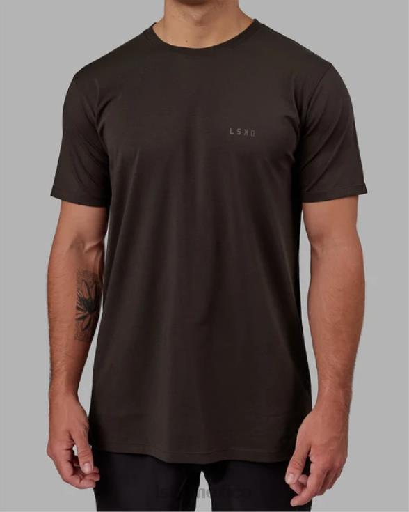 Camiseta pimaflx de lujo - nogal oscuro hombres LSKD VP42D955 vestir
