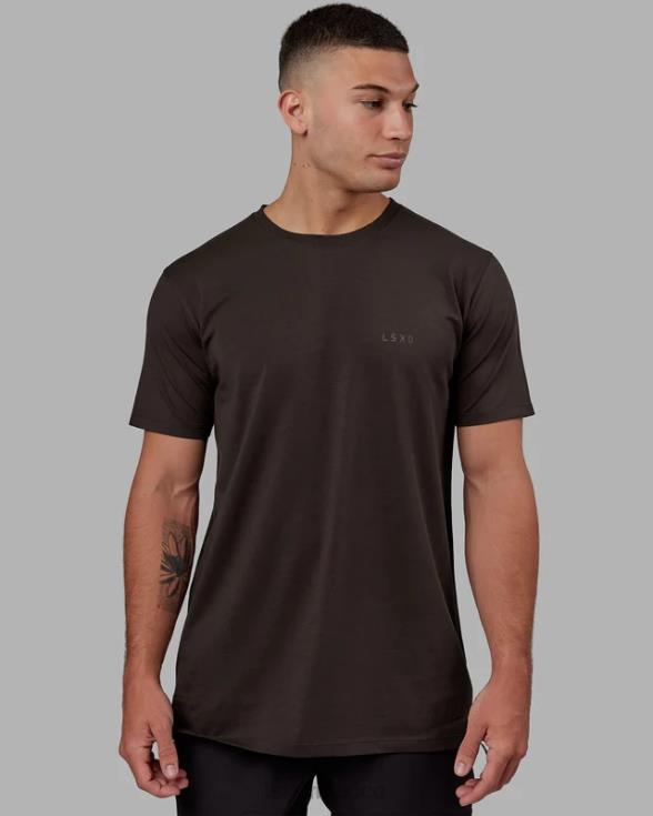 Camiseta pimaflx de lujo - nogal oscuro hombres LSKD VP42D955 vestir
