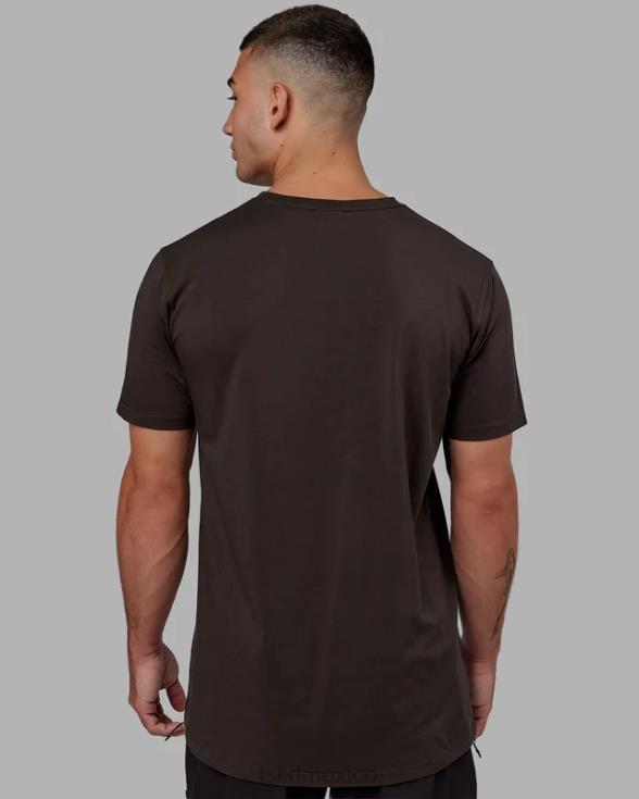 Camiseta pimaflx de lujo - nogal oscuro hombres LSKD VP42D955 vestir