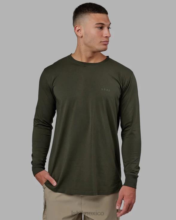 Camiseta pimaflx ls de lujo - noche del bosque hombres LSKD VP42D957 vestir