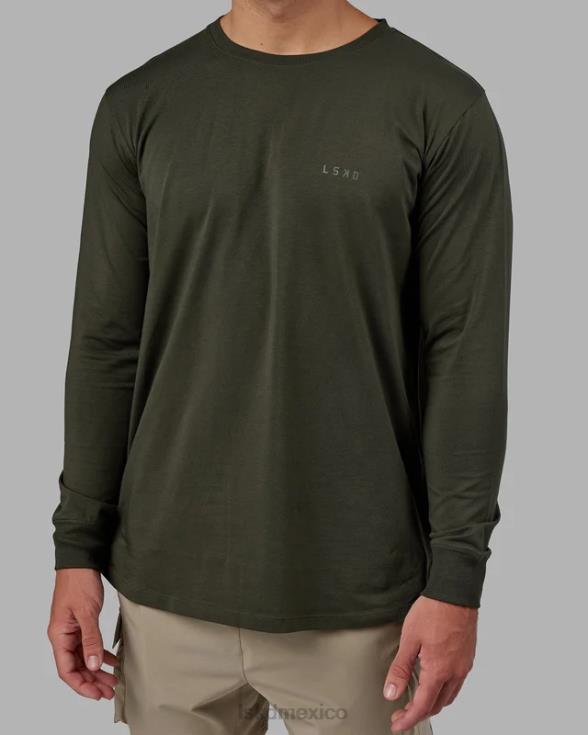 Camiseta pimaflx ls de lujo - noche del bosque hombres LSKD VP42D957 vestir