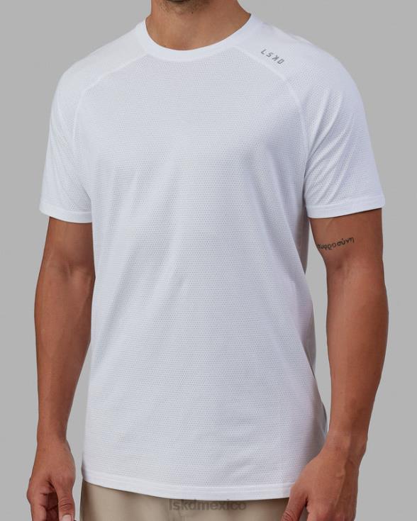 Realizar camiseta vaporflx - marga blanca hombres LSKD VP42D931 vestir