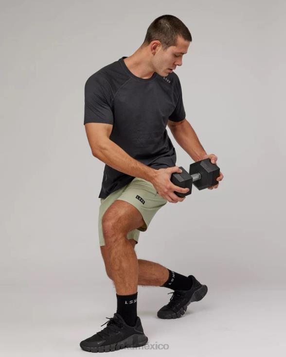 Realizar camiseta vaporflx - marga negra hombres LSKD VP42D920 vestir